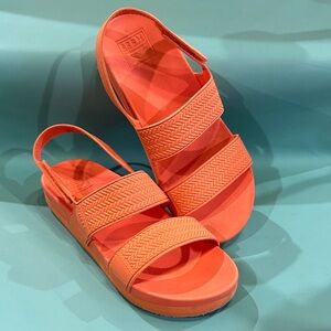 Reef Kids' Bright Orange Sandals